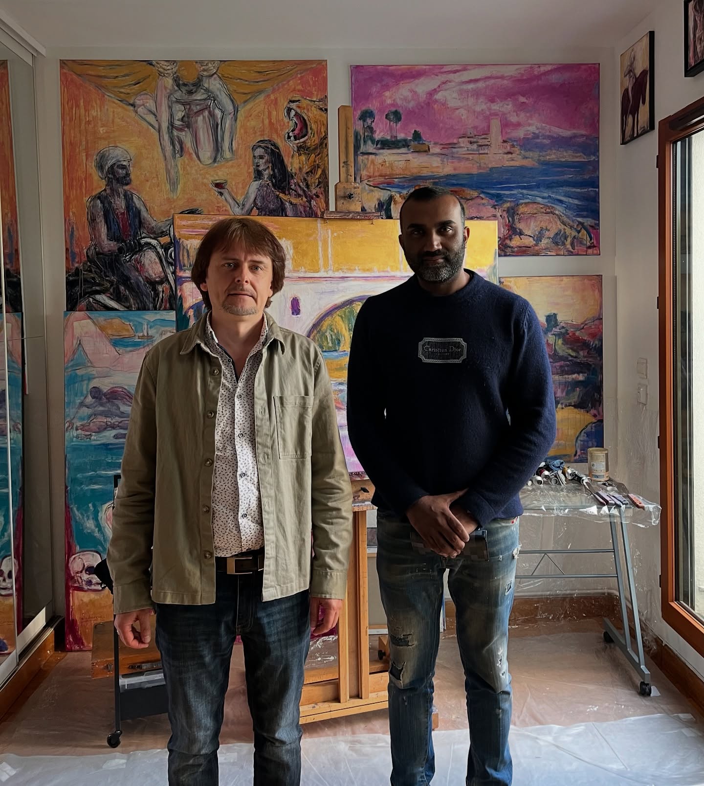 Le président de Magic Elek Suthan Rishi visite l'atelier
