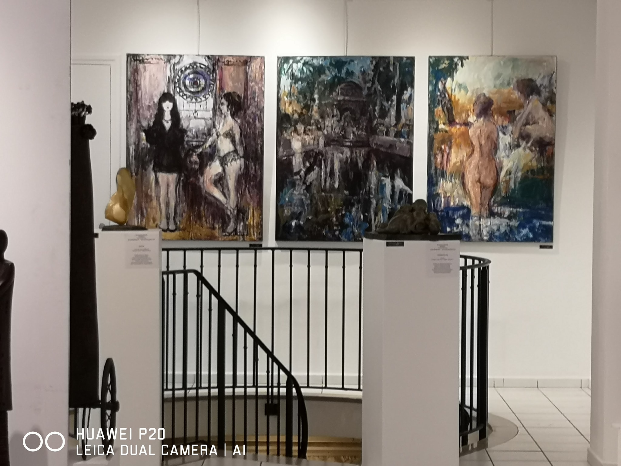 L'exposition personnelle à l'Espace Christiane Peugeot, Paris 2019