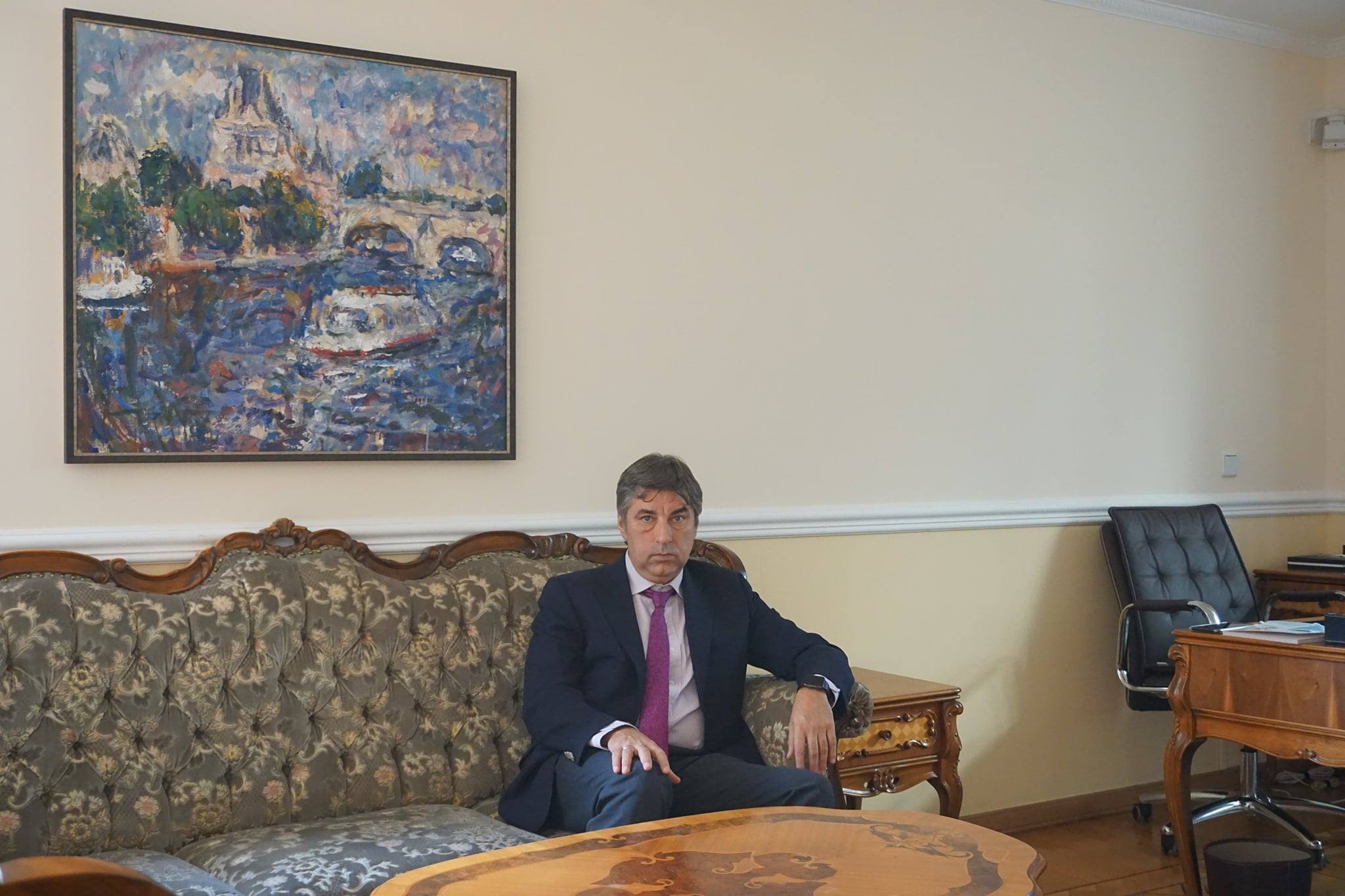 «La Seine» dans la collection de l'Ambassade de l'Ukraine en France