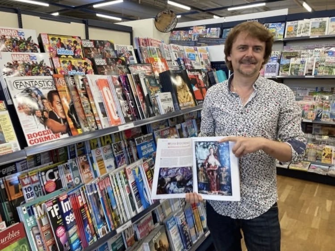 L’Univers des arts n°212, avec un article de l’historien de l’art Robert Fohr consacré au travail de Misha Sydorenko est en kiosques.<