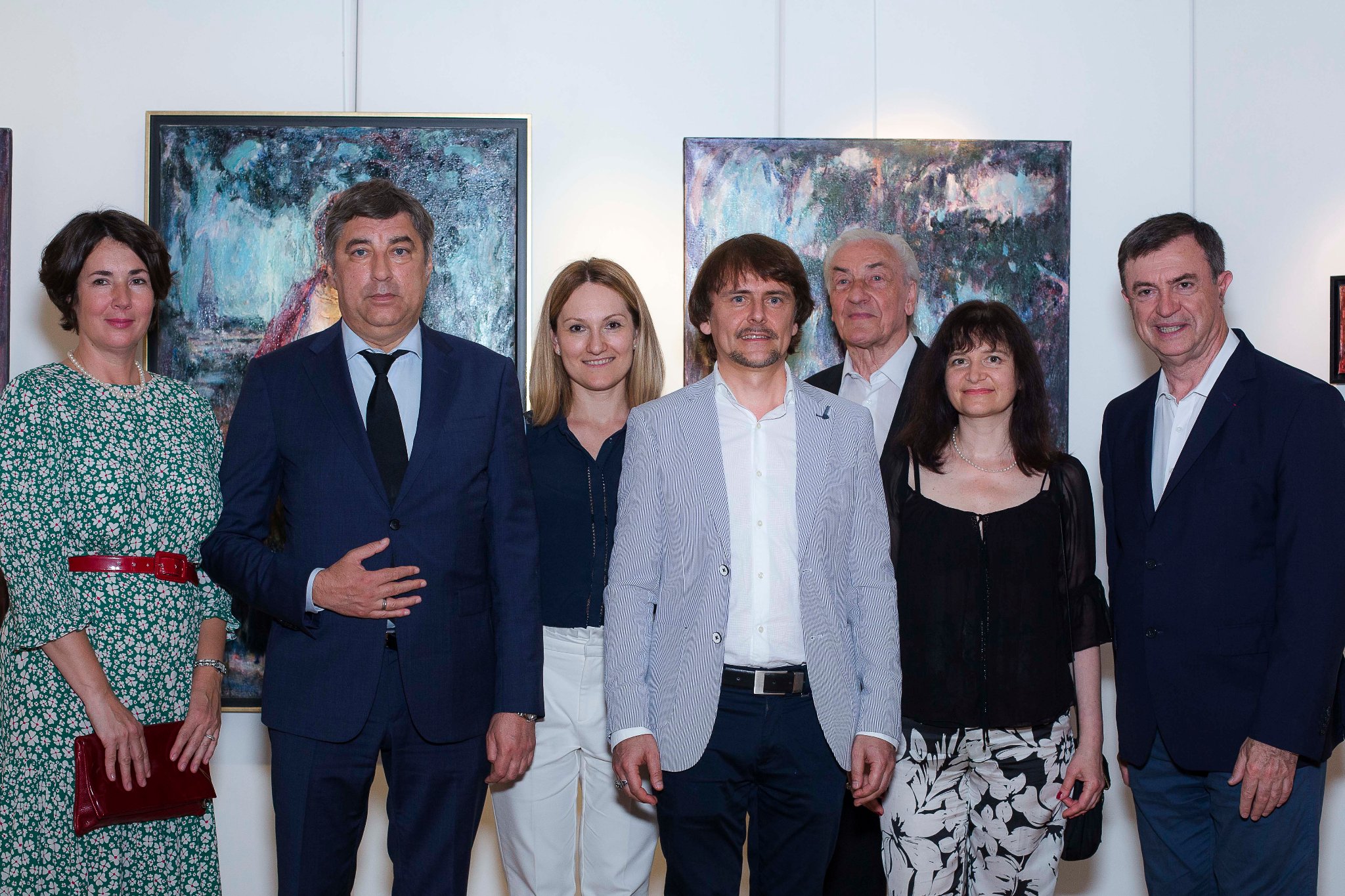 Vernissage de l'exposition personnelle «Espoir» à la mairie du 6e, Paris