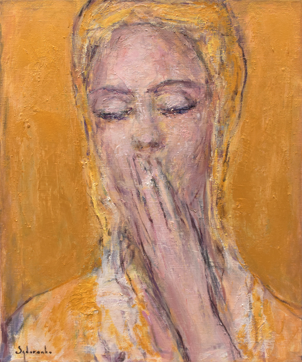 «Hélène», huile sur toile, 46x38 cm, 2024