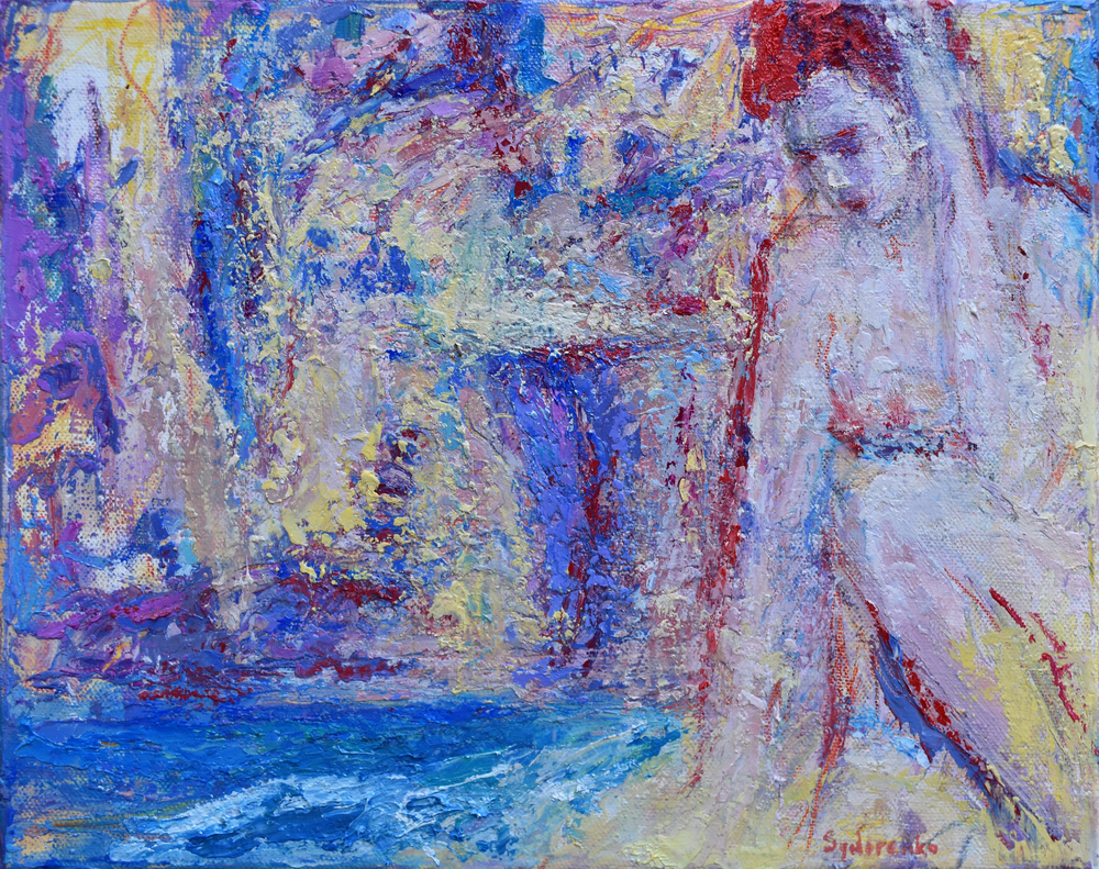 «Iphigénie en Tauride», huile sur toile, 30x24 cm, 2026