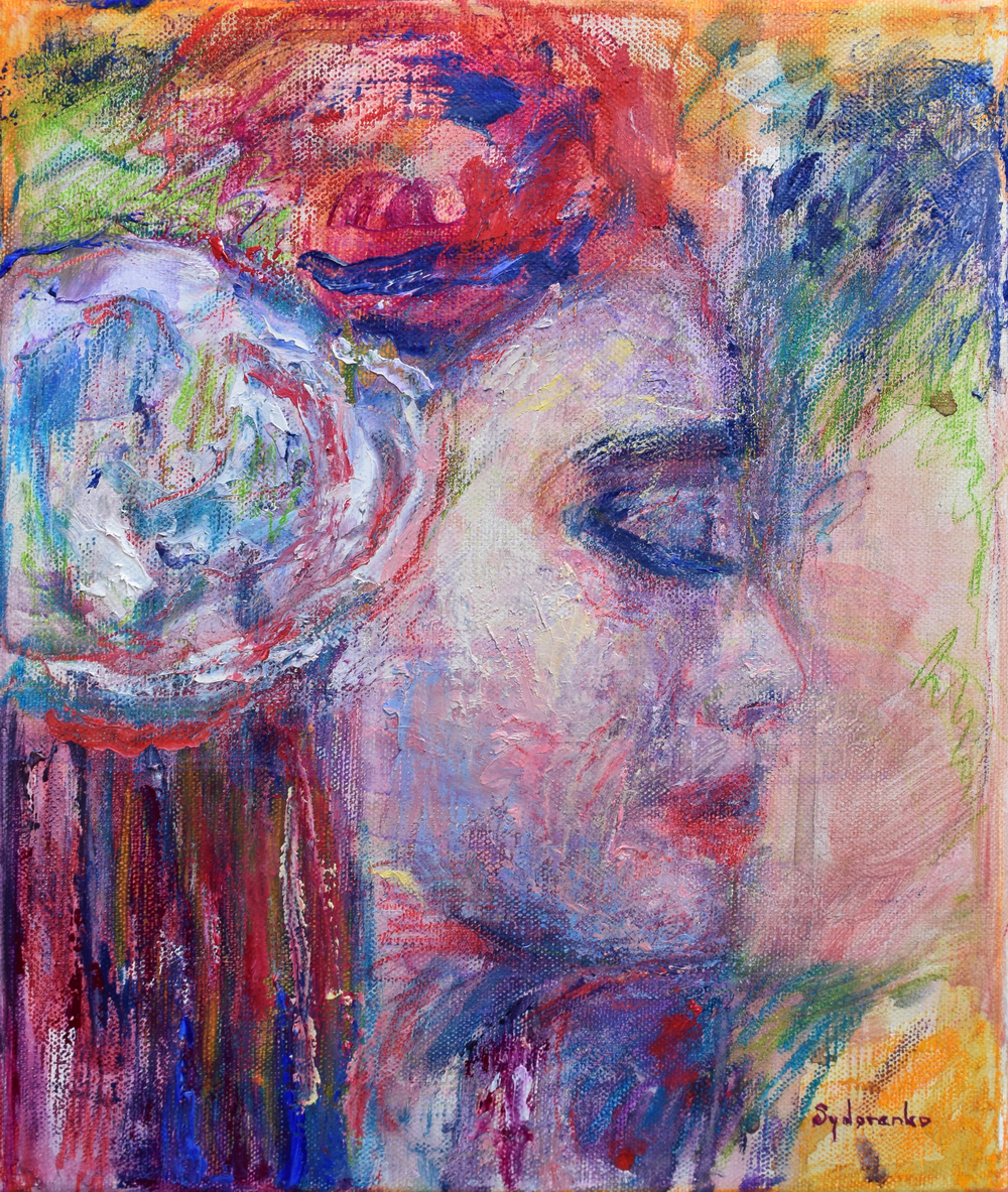 «Flora», huile sur toile, 30x24 cm, 2026